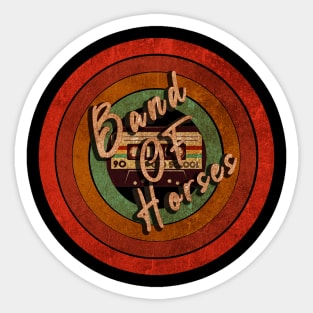 BAND OF HORSES VINTAGE Sticker